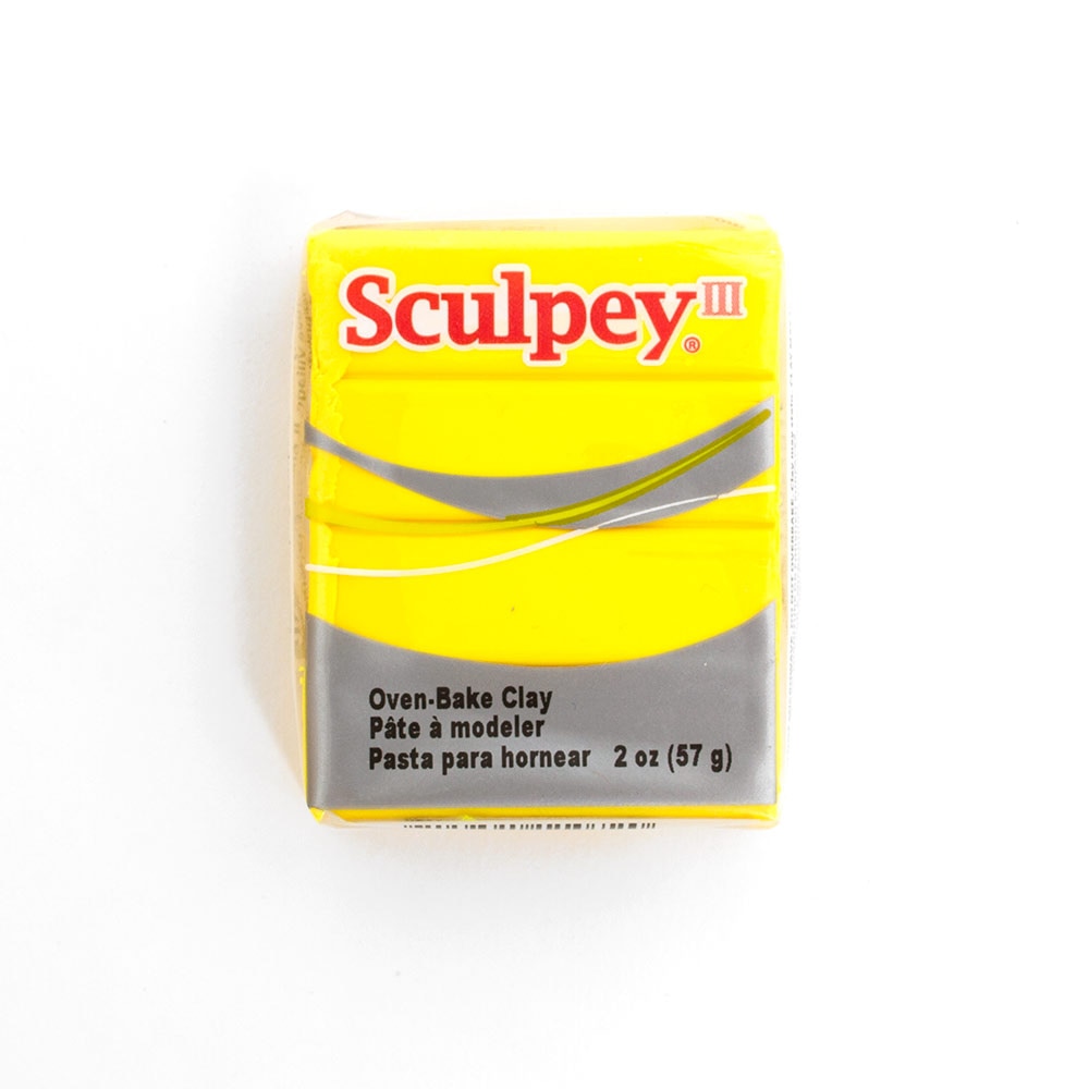 Polyform, Sculpey III, Oven Bake, Clay, 2oz, Yellow